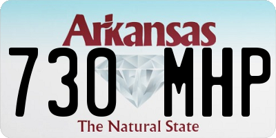 AR license plate 730MHP