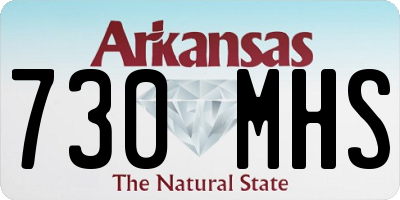 AR license plate 730MHS