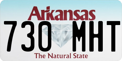 AR license plate 730MHT