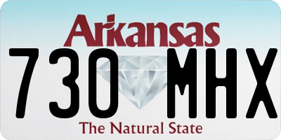 AR license plate 730MHX