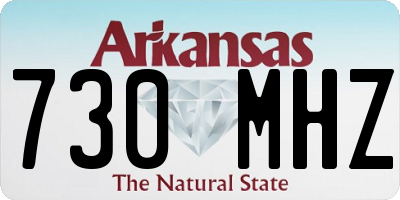 AR license plate 730MHZ