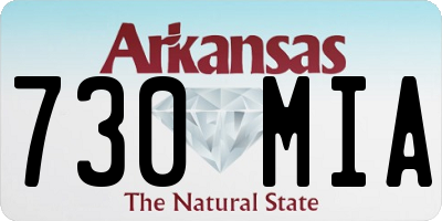 AR license plate 730MIA