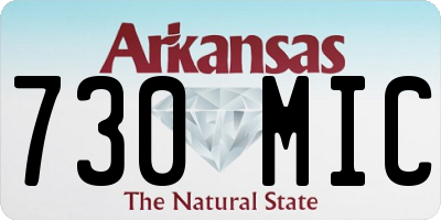 AR license plate 730MIC