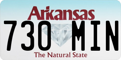 AR license plate 730MIN