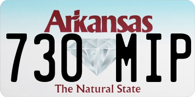 AR license plate 730MIP