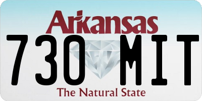 AR license plate 730MIT