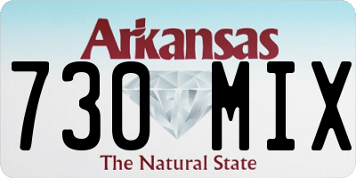 AR license plate 730MIX