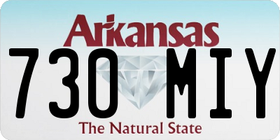 AR license plate 730MIY