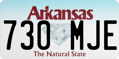 AR license plate 730MJE