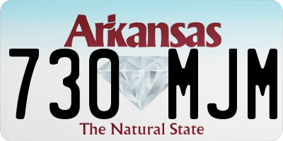 AR license plate 730MJM