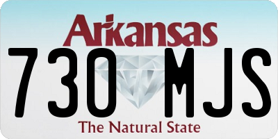 AR license plate 730MJS