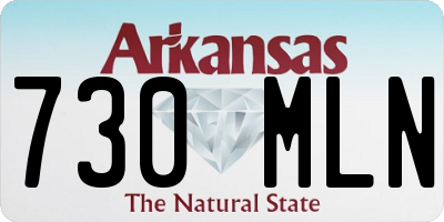 AR license plate 730MLN