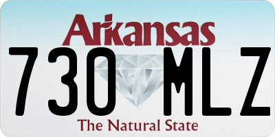 AR license plate 730MLZ