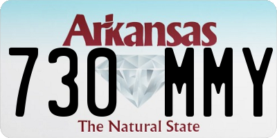 AR license plate 730MMY