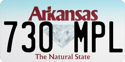AR license plate 730MPL