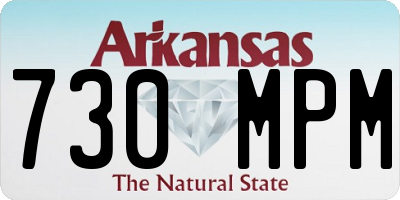 AR license plate 730MPM
