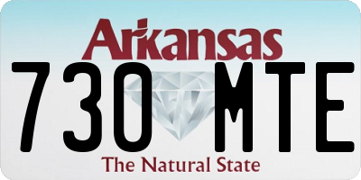 AR license plate 730MTE