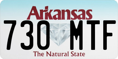 AR license plate 730MTF