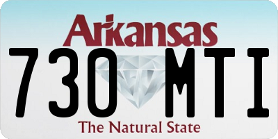 AR license plate 730MTI