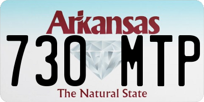 AR license plate 730MTP