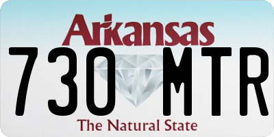 AR license plate 730MTR