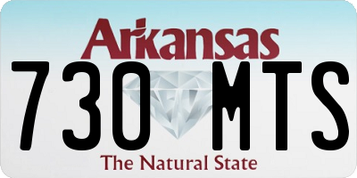 AR license plate 730MTS