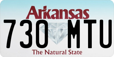 AR license plate 730MTU