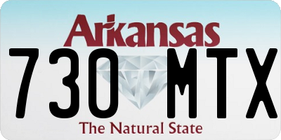 AR license plate 730MTX
