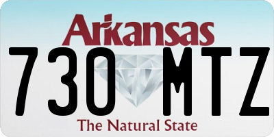 AR license plate 730MTZ