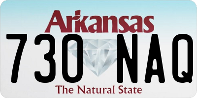 AR license plate 730NAQ