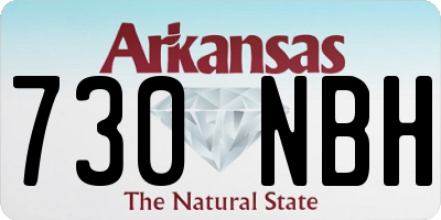 AR license plate 730NBH