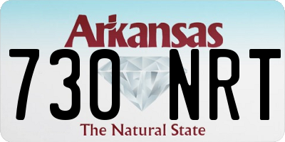 AR license plate 730NRT