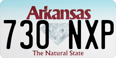 AR license plate 730NXP