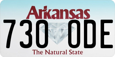 AR license plate 730ODE
