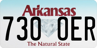 AR license plate 730OER
