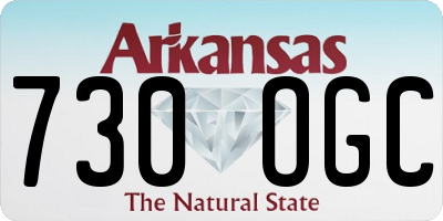 AR license plate 730OGC