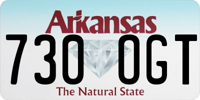 AR license plate 730OGT