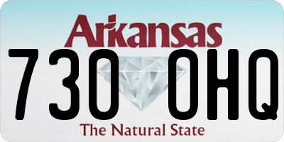 AR license plate 730OHQ