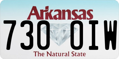 AR license plate 730OIW