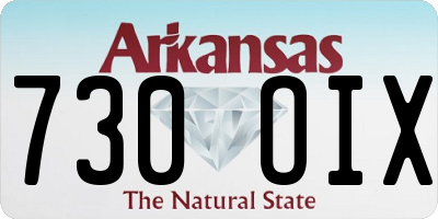 AR license plate 730OIX