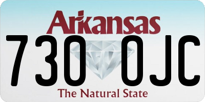 AR license plate 730OJC