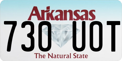 AR license plate 730UOT