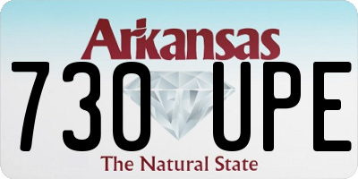 AR license plate 730UPE