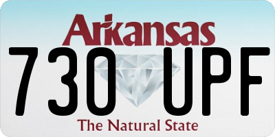 AR license plate 730UPF