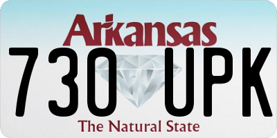 AR license plate 730UPK