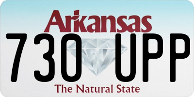 AR license plate 730UPP
