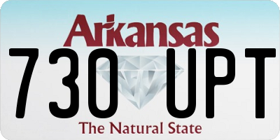 AR license plate 730UPT