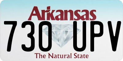 AR license plate 730UPV