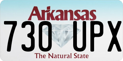 AR license plate 730UPX