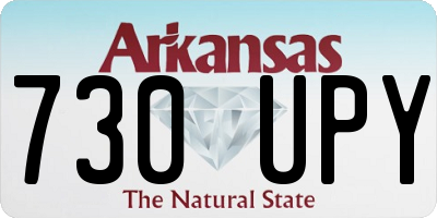 AR license plate 730UPY